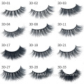 Black glossy eye lashes natural false eyelashes faux cils fake cilios posticos individual eyelash extension lashes mink set